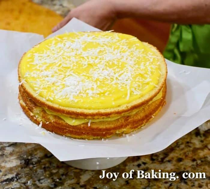 Moist and Fluffy Coconut Cake With Lemon Curd Ingredients