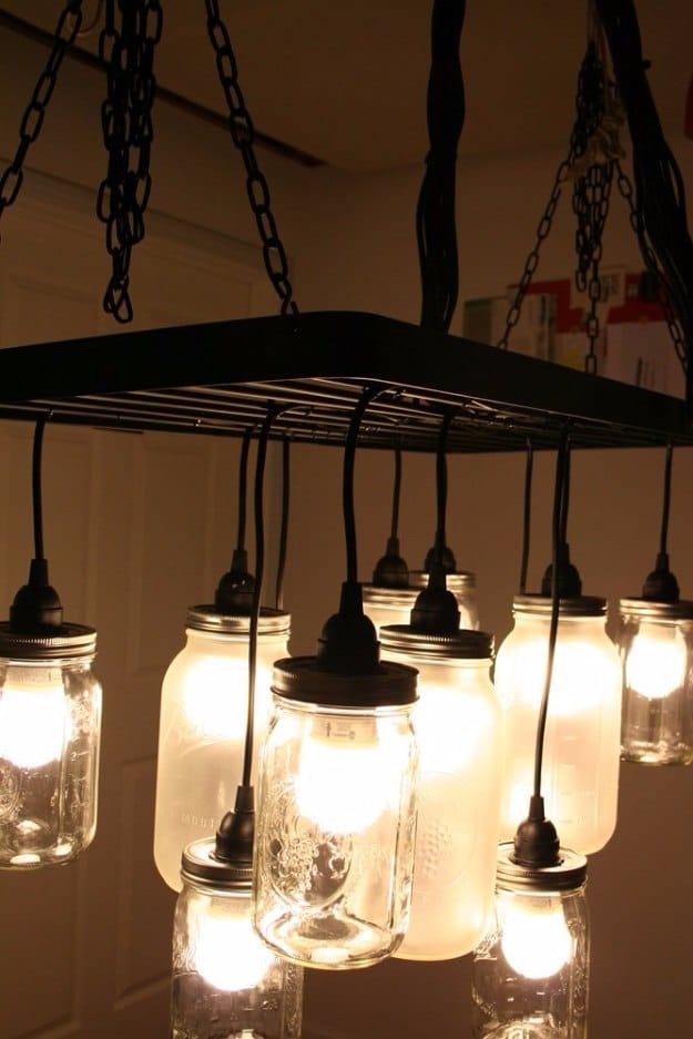 Southern Charm Mason Jar Chandelier, an idea worth saving to your favorites and perfect for the season