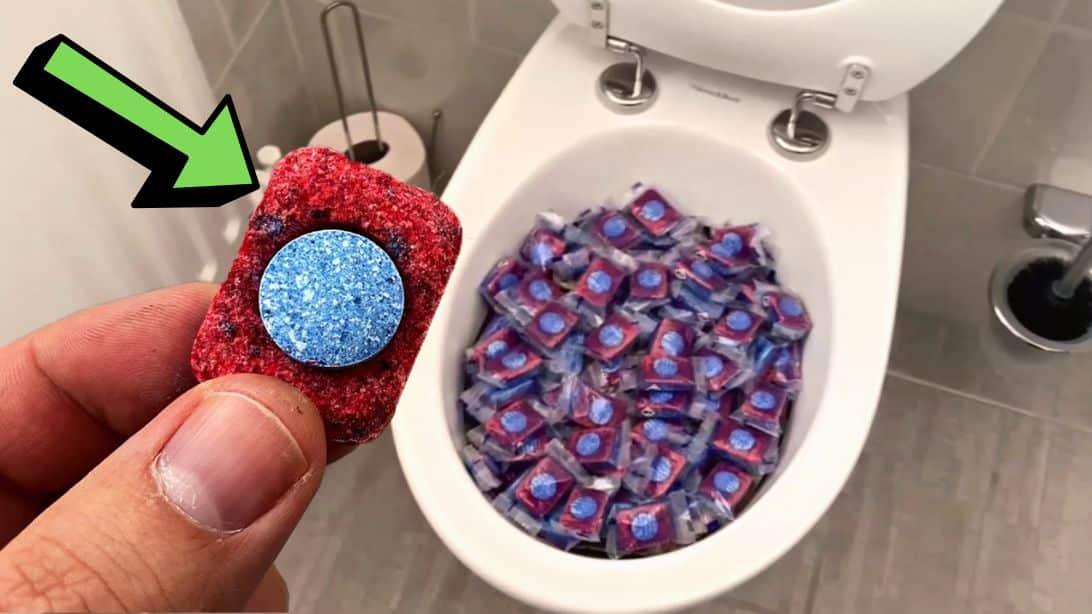 Learn This Must-Try Dishwashing Tab Toilet Hack