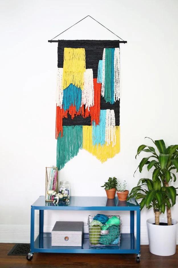 Large Tapestry Wall Hanging, quick enough to pull off on a lazy weekend and a display that photographs beautifully