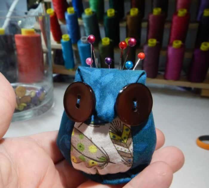 How To Sew An Owl Pincushion