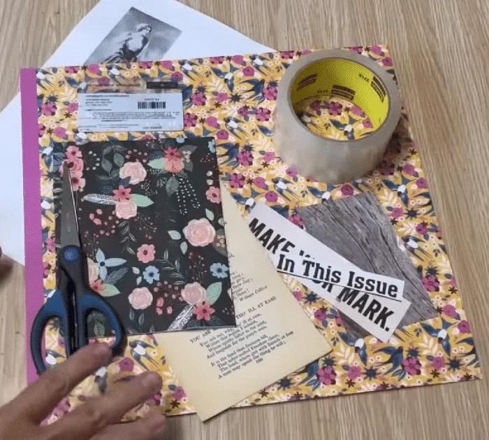 Materials for Packing Tape Transfer Hack