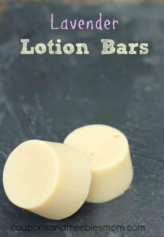 Lavender Lotion Bars, simple enough to make on a weeknight and the kind of present a friend actually uses up