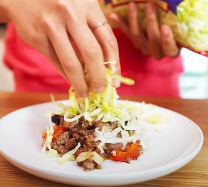 How To Make Keto Taco Salad Casserole - Easy Mexican Dinner