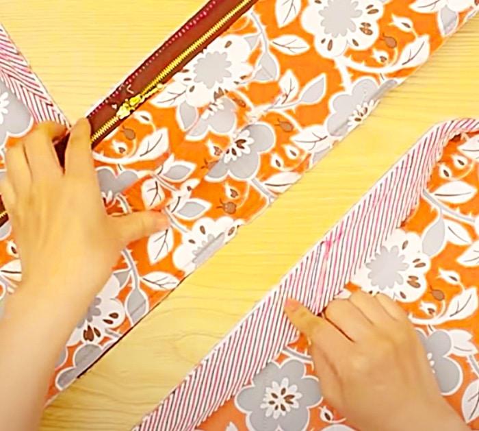 How To Sew A Suitcase - Sew A Zipper Case - Overnight Bag Ideas