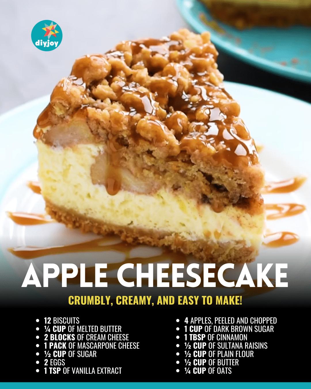 Easy Apple Cheesecake Recipe