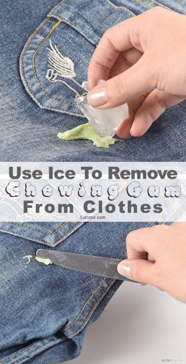Remove Chewing Gum From Clothes, a fresh take on a classic idea and an idea worth trying before buying something new