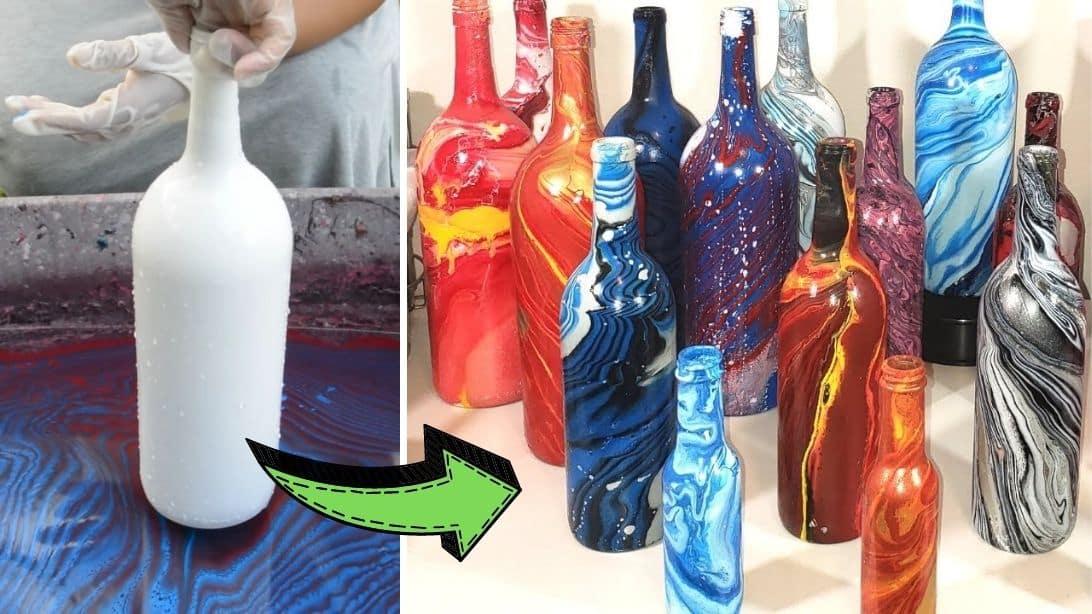 Easy Bottle Hydro Dipping Technique Tutorial