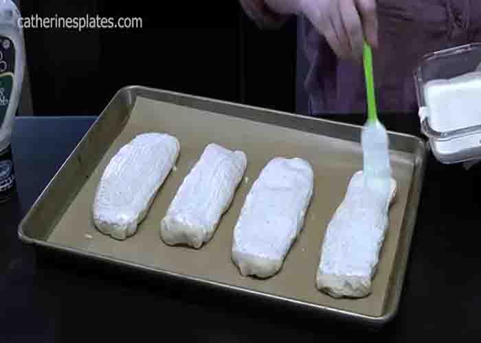 Assembling the costco chicken bake