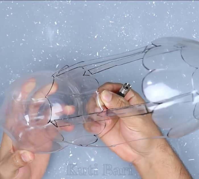 Easy Hanging Flower Pot Made from Plastic Bottle Project
