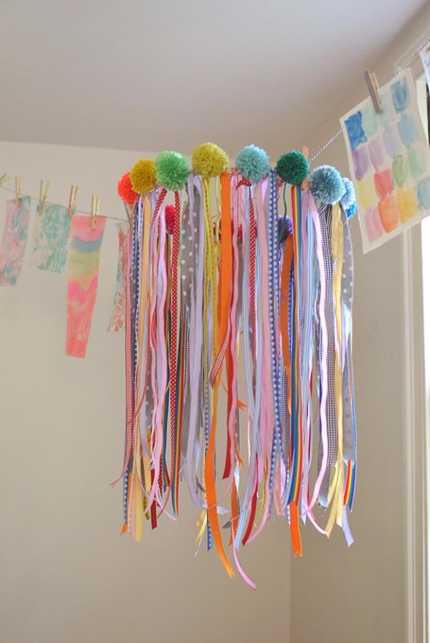 Ribbon Chandelier, a handmade piece that adds character to any space and a favorite pick from this roundup