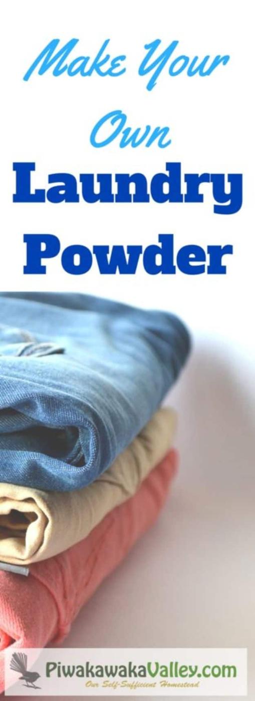 Make Your Own Laundry Powder, easy to fit into a free afternoon and worth bookmarking for your next project list
