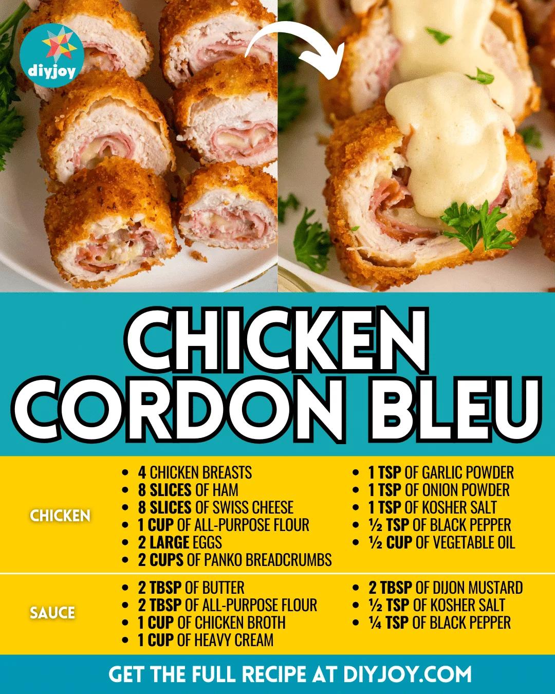 Easy Chicken Cordon Bleu Recipe