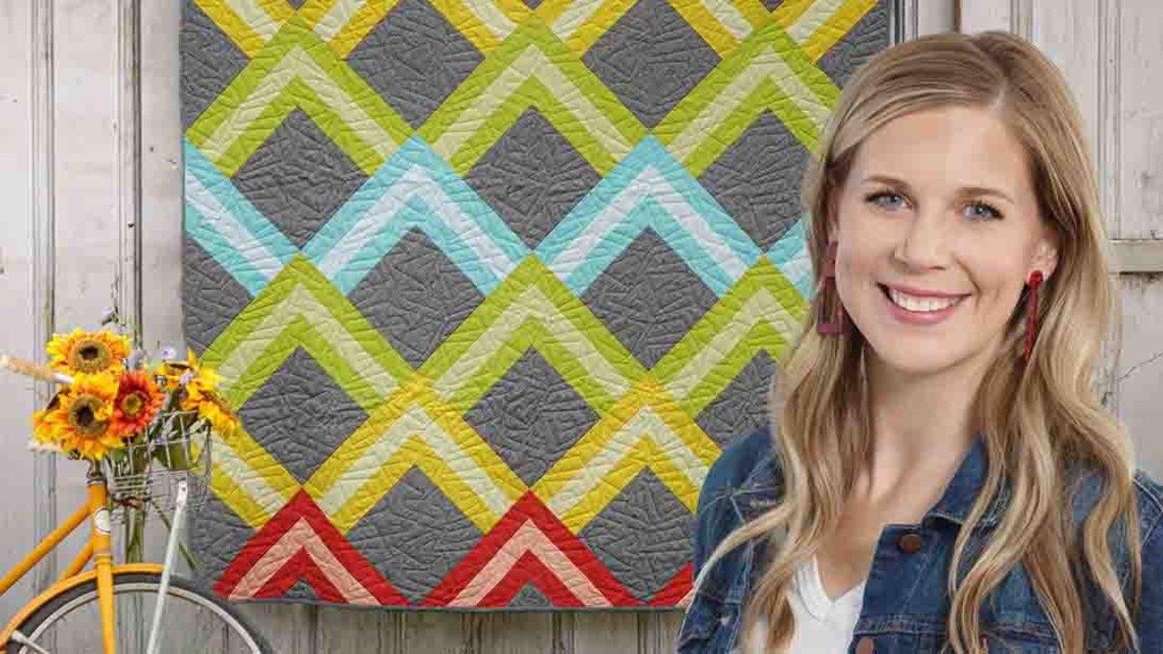 Woven Chevron Quilt Tutorial