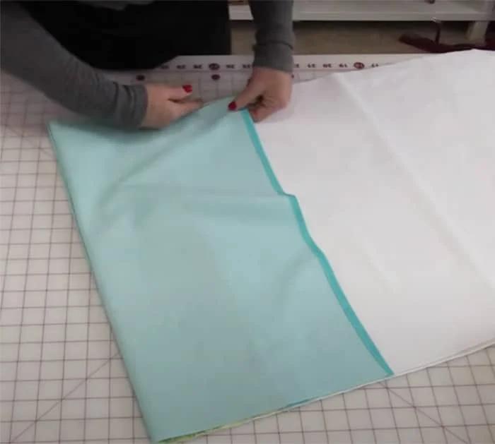 how to make a pillowcase with flap