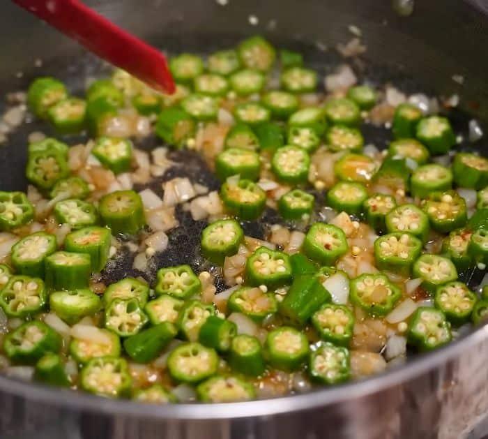 Smothered Okra and Shrimp Recipe Ingredient