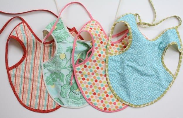 Baby Apron Tutorial, budget friendly and quick to put together and better than a store bought version