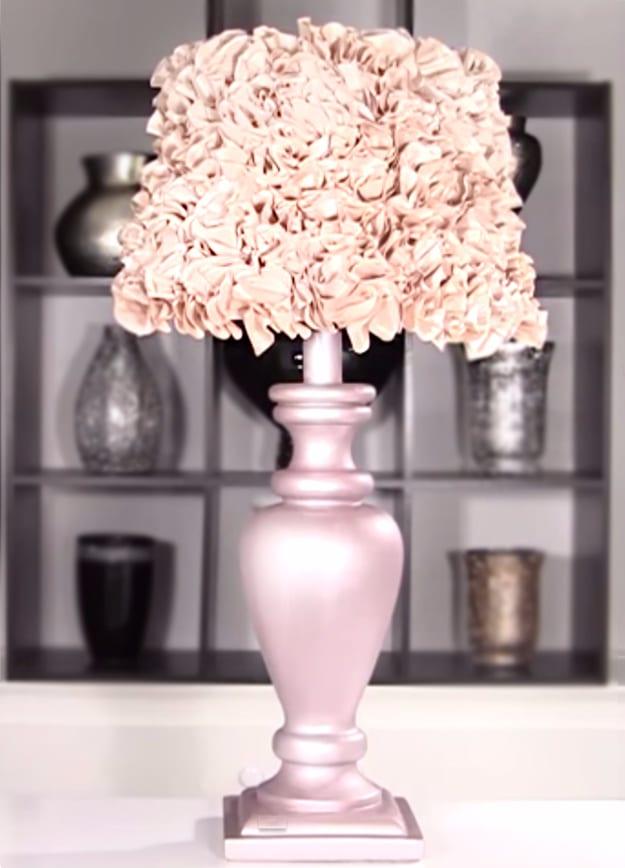 Shabby Chic Decor and Bedding Ideas - DIY Shabby Chic Lamp - Rustic and Romantic Vintage Bedroom, Living Room and Kitchen Country Cottage Furniture and Home Decor Ideas. Step by St