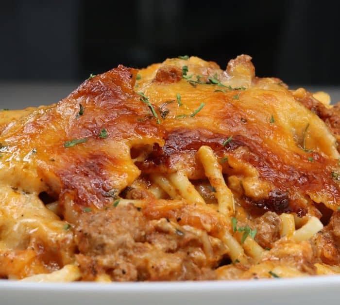 Easy Viral TikTok Baked Spaghetti Recipe