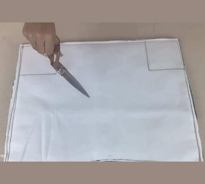 How to Sew Large Boxes From Old Jeans Project