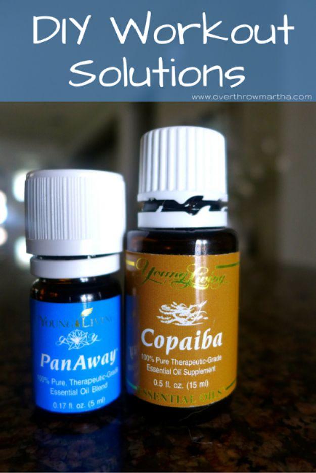 DIY Essential Oil Recipes and Ideas - DIY Workout Solution - Cool Recipes, Crafts and Home Decor to Make With Essential Oil - Diffuser Projects, Roll On Prodicts for Skin - Recipe