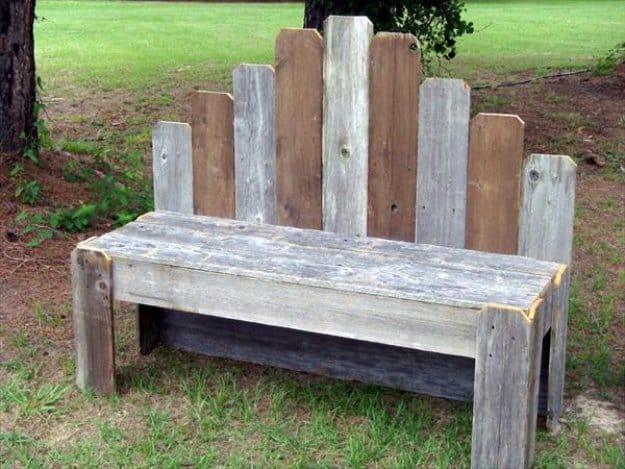 DIY Pallet Furniture Ideas - DIY Pallet Garden Bench - Best Do It Yourself Projects Made With Wooden Pallets - Indoor and Outdoor, Bedroom, Living Room, Patio. Coffee Table, Couch,