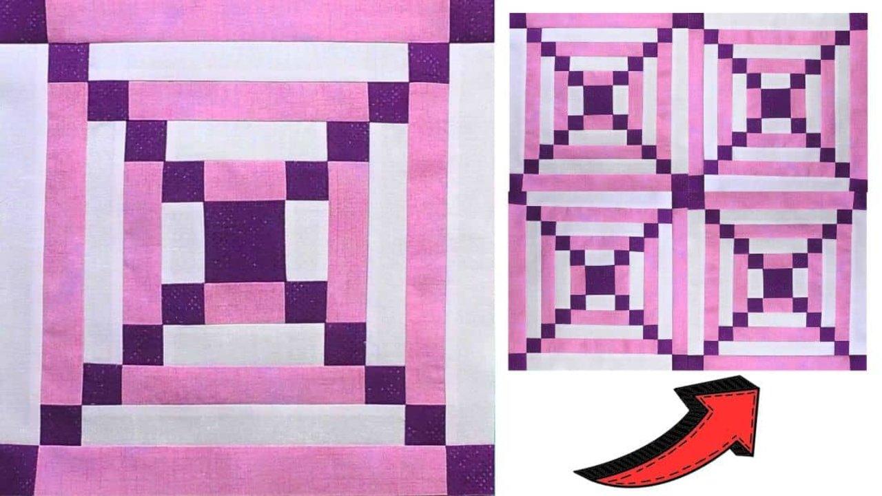 Easy Blow Me a Kiss Quilt Block Tutorial