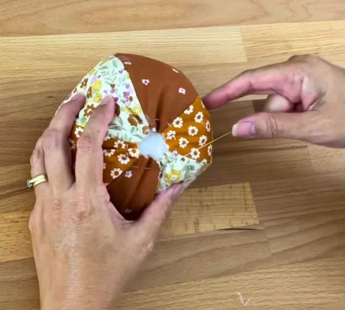 Cute Fall Fabric Pumpkins to Sew Project