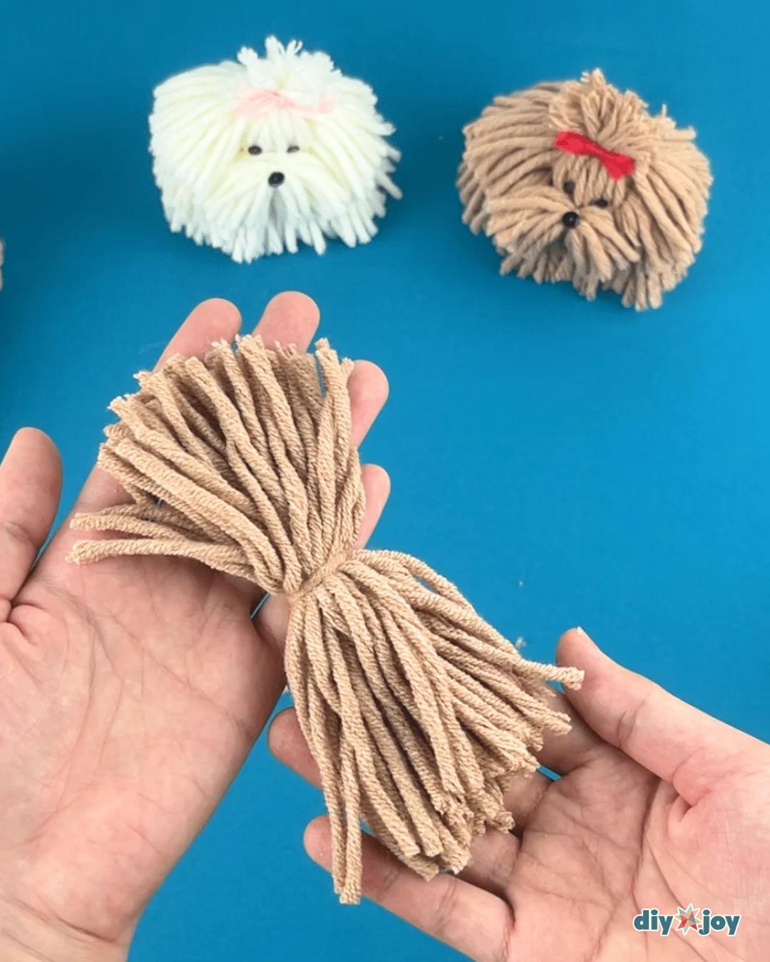 Yarn Dog — easy yarn projects