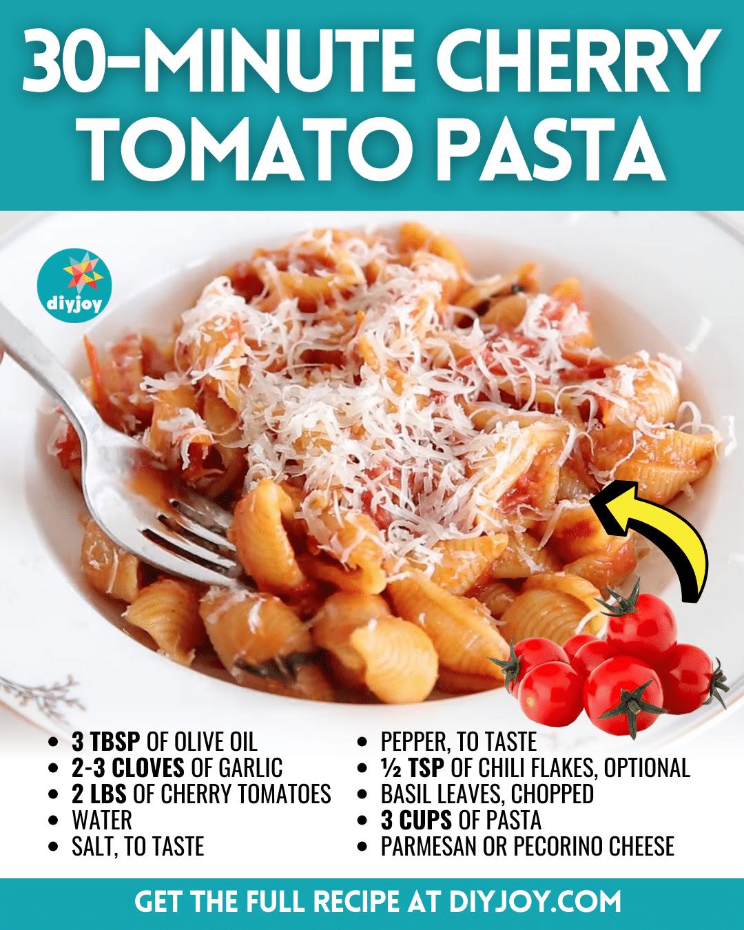 Easy 30-Minute Cherry Tomato Pasta Recipe