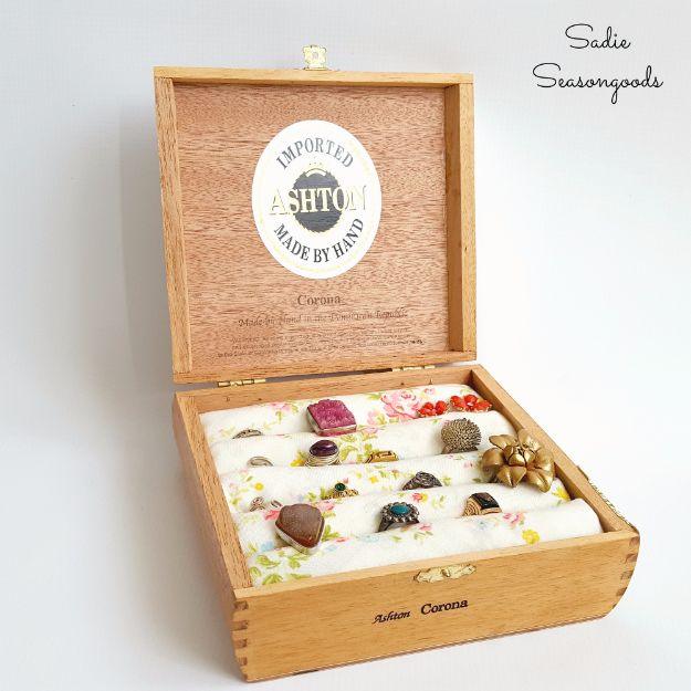Cigar Box Ring Holder, easy to scale up for a full batch and an upgrade that feels far pricier than it actually was