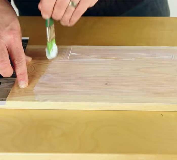 Add Gloss To The Wood Boards - Wood Transfer