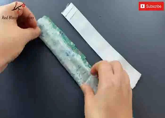 Making the wristband for the wrist pin cushion
