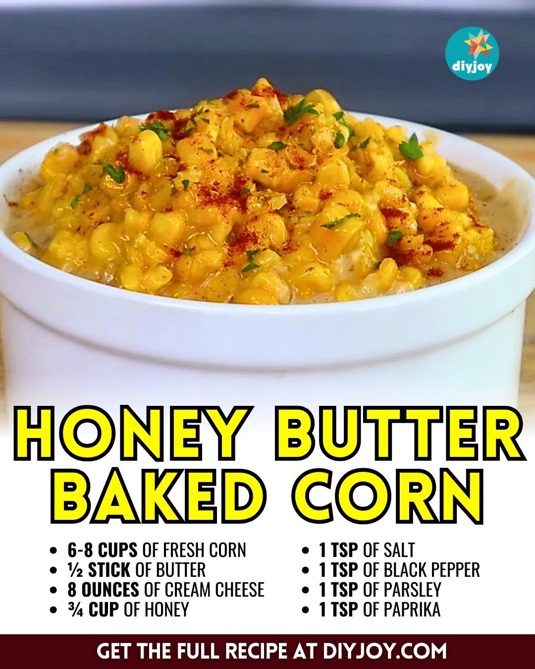 Easy Honey Butter Baked Corn Recipe