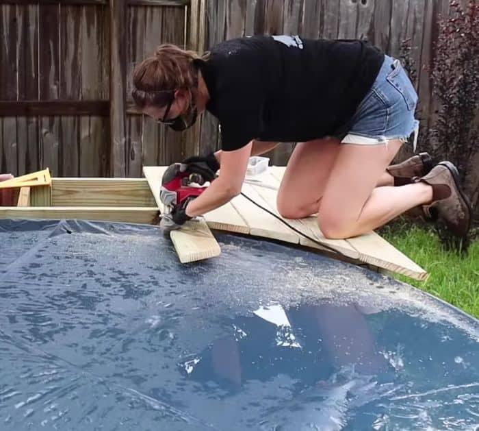 Easy To Build DIY Pool Deck