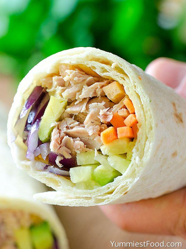Healthy Tuna Wraps, friendly for a beginner cook working from scratch and a dish that wins over even the pickiest guest