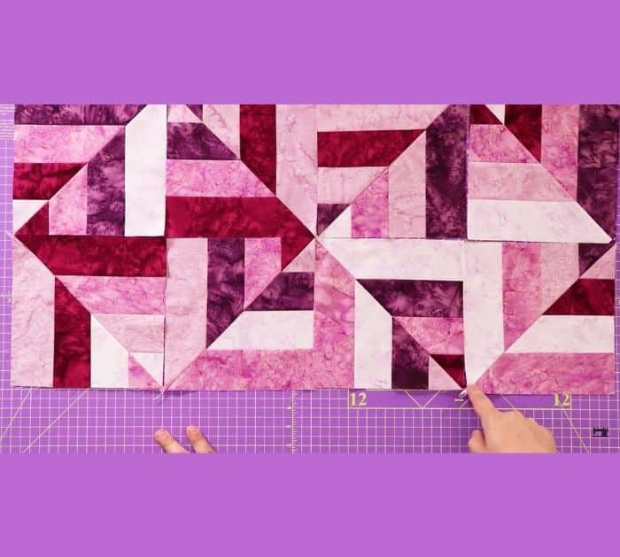 How to Sew a Strip Mirage Quilt Pattern