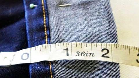 Sewing How to: Learn to Hem Jeans While Keeping The Original Hem