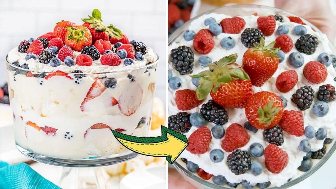 Easy To Make Creamy Berry Trifle