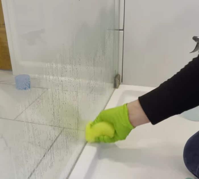 Easy Glass Shower Door Cleaning Hack