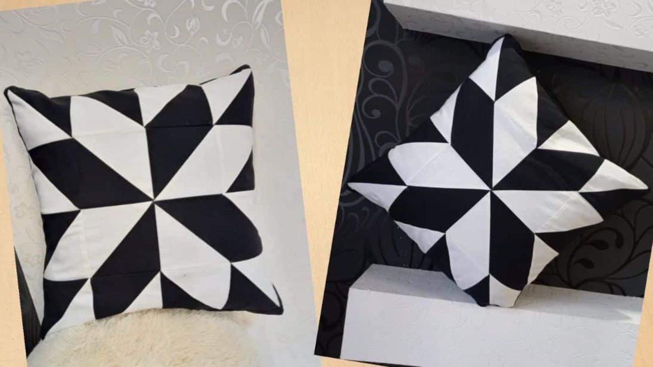 Patchwork Pillow Cover Tutorial
