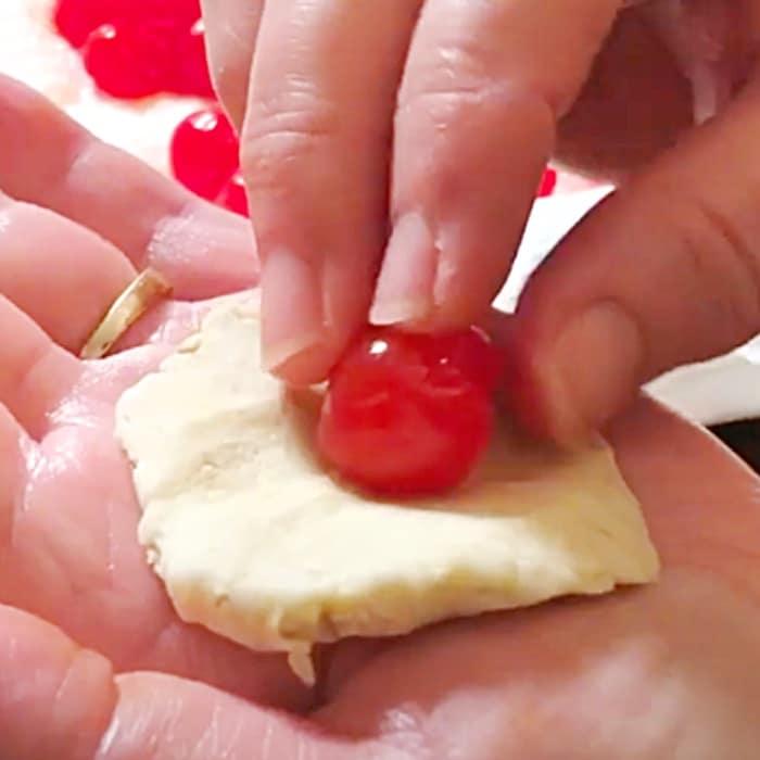 Christmas Cookie Recipe - Party Cookies - Snowball Cherry Cookies Recipe