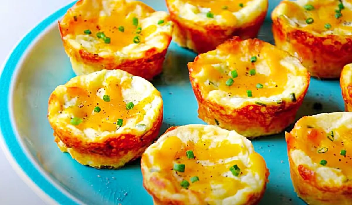 Cheesy Leftover Mashed Potato Muffins Recipe
