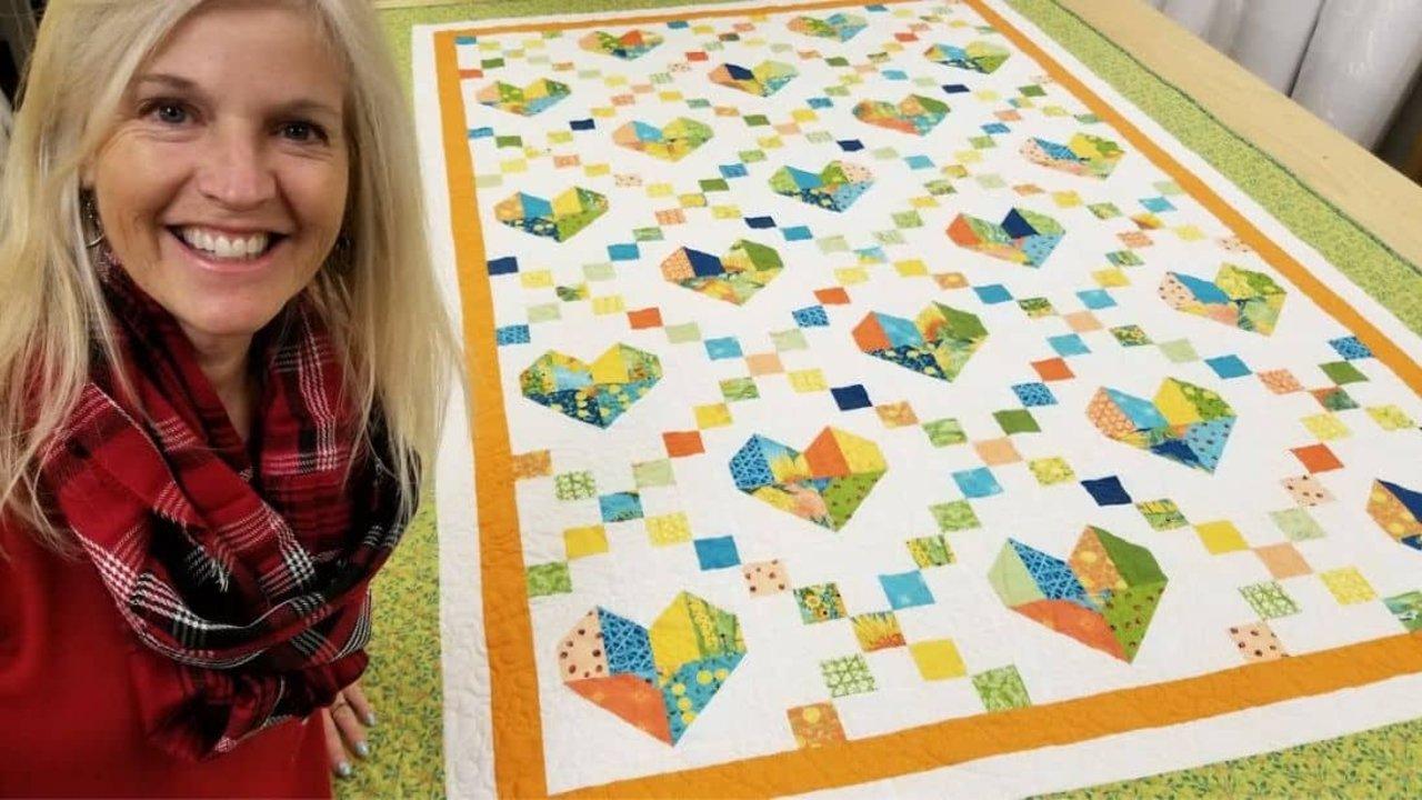 How to Make a Cross Heart Quilt