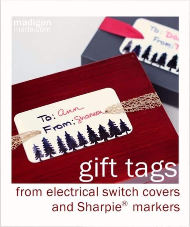 Gift Tag Made With Markers, a handmade wrapping accent, a keepsake the recipient actually puts on display