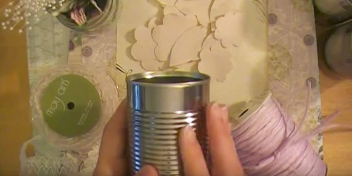You Won’t Believe What She Transforms Plain Old Tin Cans Into (Watch!)