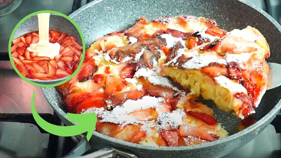 No-Bake Strawberry Cake