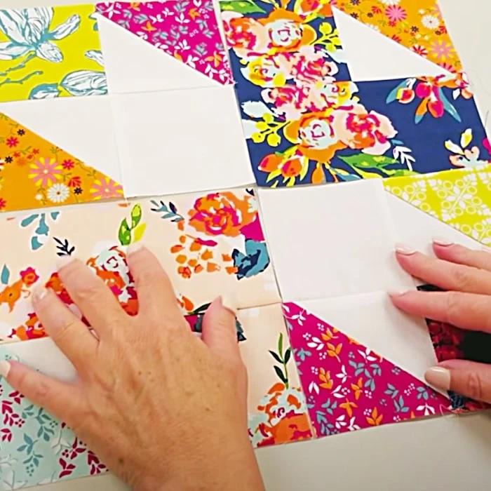 Fat Quarter Day dreaming Quilt - Easy Quilt Pattern - Free Quilt Pattern