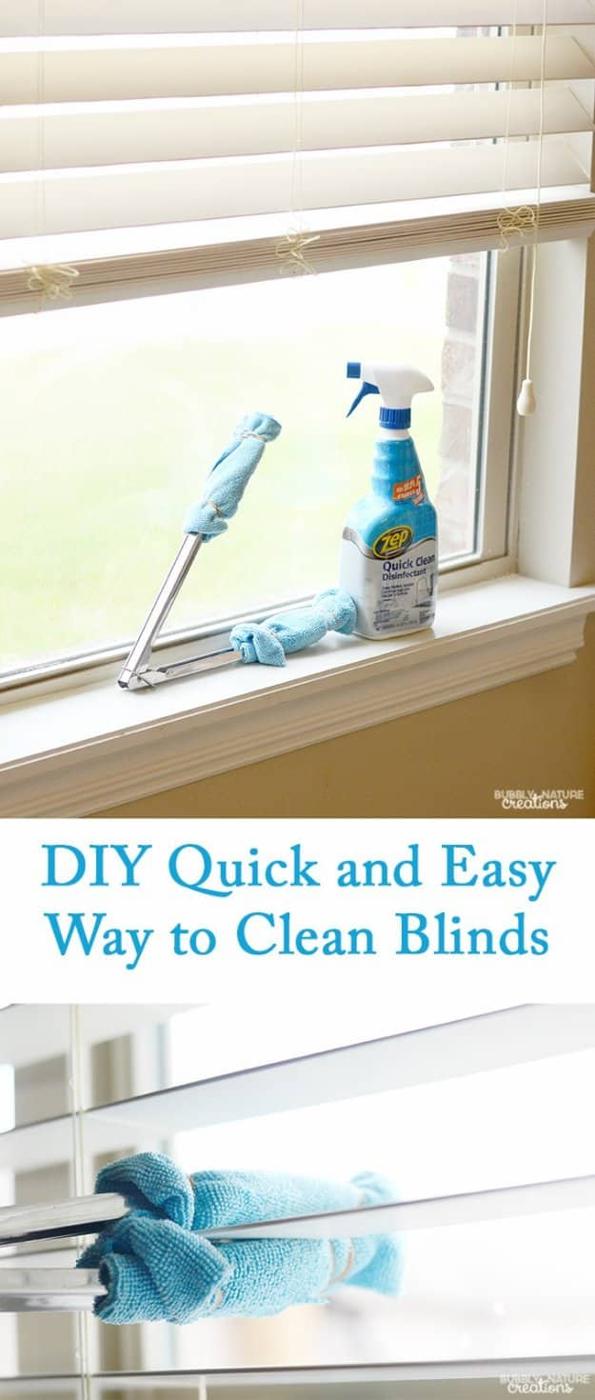 Quick and Easy Way to Clean Blinds, a genius cleaning tip worth trying around the house and a favorite pick from this roundup