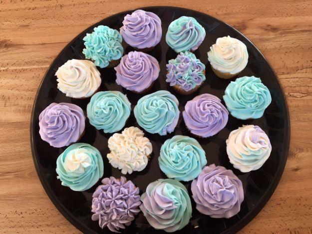 Cool Cupcake Decorating Ideas - Quick And Easy Swirled Cupcakes - Easy Ways To Decorate Cute, Adorable Cupcakes - Quick Recipes and Simple Decorating Tips With Icing, Candy, Chocol